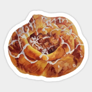 Apple Danish painting (no background) Sticker